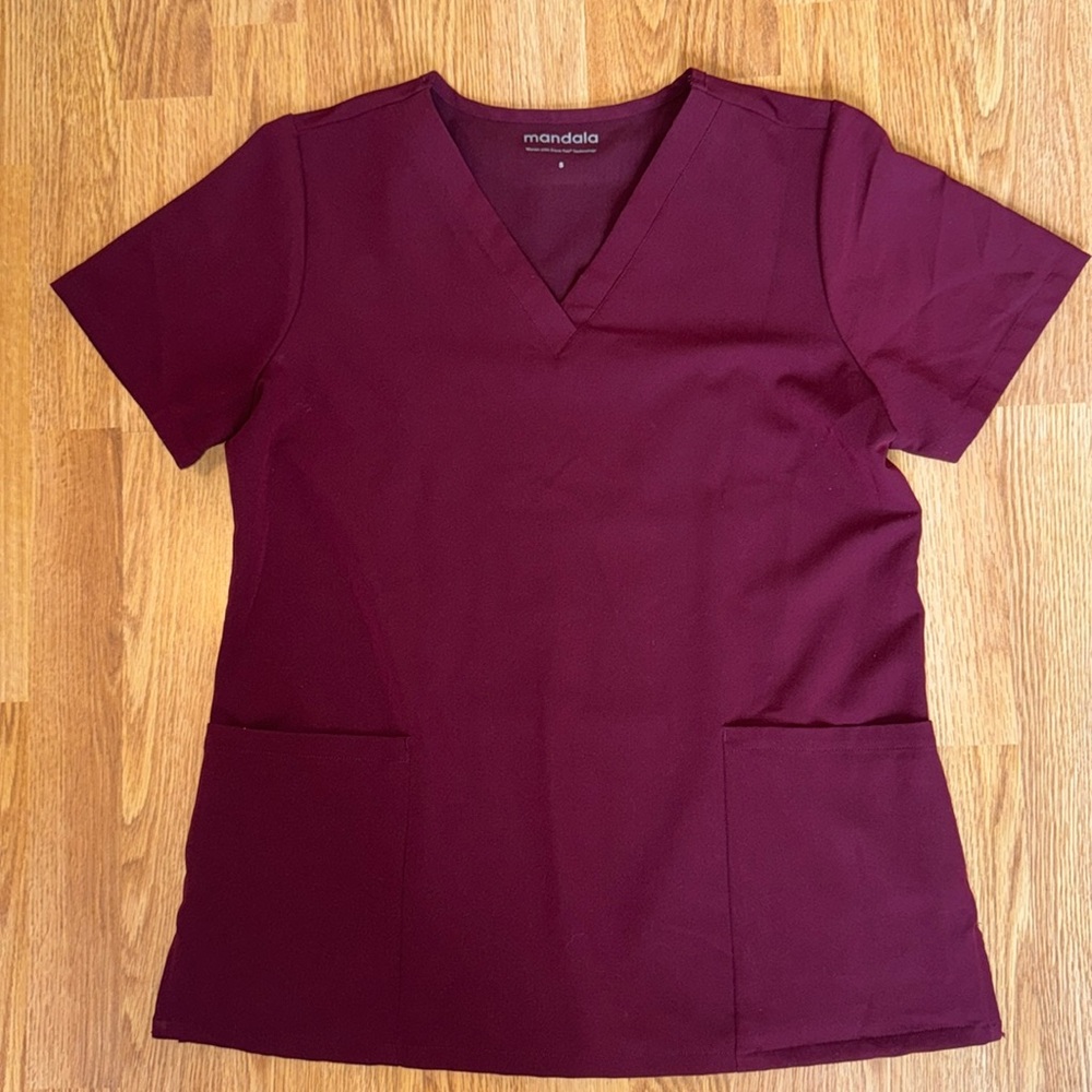 Mandala scrub top